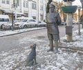 Sculpture Policeman with a dog. Kaluga ÃÂ¡ÃÂºÃÆÃÂ»ÃÅÃÂ¿ÃâÃÆÃâ¬ÃÂ° ÃâÃÂ¾Ãâ¬ÃÂ¾ÃÂ´ÃÂ¾ÃÂ²ÃÂ¾ÃÂ¹ ÃÂ ÃÂÃÂ¾ÃÂ±ÃÂ°Ãâ¡ÃÂºÃÂ¾ÃÂ¹. ÃÅ¡ÃÂ°ÃÂ»ÃÆÃÂ³ÃÂ°